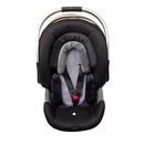 Pro Goleem Breathable 3-in-1 Infant Car Seat Head Support, Soft Infant Car Seat Insert, Carseat Cushion for Toddler, Perfect for Car Seat, Strollers, Swings, Carrier, Bouncer, Black and Grey by TinyTreasures Baby Boutique