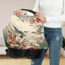 Binienty Car Seat Covers for Babies, Hummingbird Flower Design,Floral Nursing Cover Breastfeeding Scarf, Stretch Baby Carseat Canopy by TinyTreasures Baby Boutique
