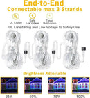 KNONEW 2-Pack 360 LEDs Christmas Net Lights 13ft x 9.8ft Outdoor Mesh Lights Connectable Waterproof 8 Modes & Timer Plug-in Net Fairy Lights for Bushes Garden Party Wedding Holiday,Multicolor by GreenHaven Gardens