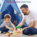 Toddlers Montessori Wooden Educational Toys for Baby Boys Girls Age 1 2 3 Year Old, Shape Sorting Toys 1st One First Birthday Girl Gifts for Kids 1-3, Wood Preschool Learning Fine Motor Skills Game by TinyTreasures Baby Boutique