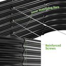 Land Guard Galvanized Raised Garden Bed, 8x4x2ft Planter Boxes Outdoor, Oval Larger Metal Planter Boxes for Vegetables, Fruits, Flowers (Grey) by GreenHaven Gardens