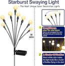 TONULAX Solar Garden Lights - Upgraded Solar Swaying Light, Sway by Wind, Outdoor Lights, Yard Patio Pathway Decoration, High Flexibility Iron Wire & Heavy Bulb Base, Warm White(8 Pack) by GreenHaven Gardens