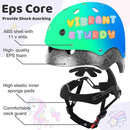 Color Gradient Adjustable Kids Bike Helmet Toddler Skateboard Helmets Boys Girls Child Ventilation Helmet for Multi-Sports Skating Cycling Scooter Balance by TinyTreasures Baby Boutique