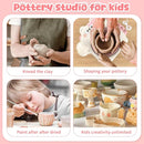 Skirfy Pottery Wheel for Kids Beginners with Light,Arts and Crafts for Kids Ages 8-12,Ceramic Wheel with Painting Kit, Adjustable Speed,Birthday Christmas Thanksgiving Gift for Girls Boys Age 6+ by TinyTreasures Baby Boutique