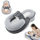Baby Wedge Pillow for Infant with Safety Strap, Reflux Baby Pillow, Relief & Spit-Up Prevention, Removable Cover for Breastfeeding, Bottle Feeding by TinyTreasures Baby Boutique
