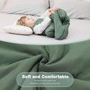 Mosebears Unisex Baby Sleep Sack 1.0 TOG, Supersoft Rayon Made from Bamboo Wearable Blanket with 2-Way Zipper (Dark Green,18-36 Months) by TinyTreasures Baby Boutique