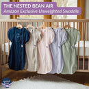 Nested Bean Air 6-in-1 Adaptable Baby Sleep Sack - Unweighted - Comfort & Safety for Natural Sleep, Preferred Arm Position Reduces Startle Reflex, Better for Baby, NB (7-13lbs) Soft Pink by TinyTreasures Baby Boutique