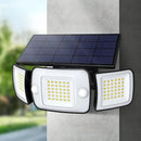 intelamp Solar Outdoor Lights,6000mAh Motion Sensor with Dual Sensors,Waterproof Solar Flood Lights 270°Wide Angle for Outside with 3 Modes by GreenHaven Gardens