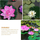 GANAZONO Simulated Lotus Leaf Lily Pads for Ponds Floating Water Lily Pads biryani Masala Plastic Pond Aquarium Lifelike Leaves Lotus Leaves Fake Blue eva Artificial Leaf Branch by GreenHaven Gardens
