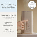 Vitruvi Cloud Humidifier for Bedroom | Large Humidifier Up to 600 sq ft | Cool Mist Humidifiers for Bedroom Quiet | Ultrasonic Humidifiers | 24 Hr Run Time - Oat by TinyTreasures Baby Boutique