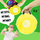 2-in-1 Dinosaur & Animal Bean Bag Toss Game – Double-Sided 27" Target Board with 6 Bean Bags – Outdoor & Indoor Toy for Toddlers & Kids Ages 3-6 – Birthday Gift - Amazon Exclusive by TinyTreasures Baby Boutique