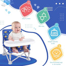 Portable Baby Booster Seat with Tray, Toddler Booster seat for Dining, Camping, Travel, Baby Beach Chair 6 Months to 3 Years Old Indoor Outdoor Use CH2406 by TinyTreasures Baby Boutique