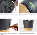 Self Watering Pots for Indoor Plants,12 inch Planters with Drainage Holes Plastic Flower Pots with Deep Reservoir, Black with Brown by CozyNest Decor