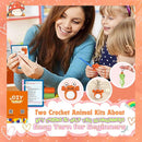 yhwsymgmho Crochet Kit for Beginners: 2-Piece Animal Amigurumi-Kit with Step-by-Step Video Tutorials - Easy Knitting Kit for Adults and Kids - DIY Crocheting Doll Gift (Crabs & Seahorses) by TinyTreasures Baby Boutique