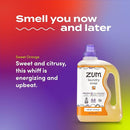 Indigo Wild Zum Clean Laundry Soap - Plant-Based Liquid Laundry Soap - Contains Baking Soda, Essential Oils & Saponified Coconut Oil - Sweet Orange Scent - 64 fl oz by TinyTreasures Baby Boutique
