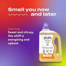 Zum Laundry Soap by Indigo Wild - Liquid, Plant-Based Soap with Baking Soda, Essential Oils, Coconut Oil & More - Wash Up to 64 Loads - Sweet Orange - 64 fl oz (2 Pack) by CozyNest Decor