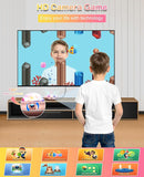 TIK-Tok Dance Mat Game for TV, Christmas Colors Wireless Plug and Play Wrinkle-Free & Non-Slip Electronic Dance Mats, Exercise Dance Pad with Camera for Kids and Adults, Boys & Girls Gifts Toy by TinyTreasures Baby Boutique