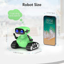ALLCELE Robot Toys, Rechargeable RC Robot for Boys and Girls, Remote Control Toy with Music and LED Eyes, Gift for Children Age 3 Years and Up - Green by TinyTreasures Baby Boutique
