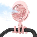 2025 Upgarded 4000mAh Misting Baby Stroller Fan, Rechargeable Battery Operated,Max 15Hrs Cooling,50ml Portable Water Sprayer Misting Fan with Flexible Tripod Clip on Car Seat Crib Treadmill Bunk Bed by TinyTreasures Baby Boutique
