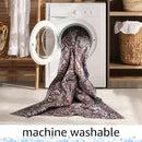 Keen Home Design 2x3 Rug - Machine Washable Entry Rug with Non-Slip Backing, Ideal for Enteryway, Kitchen, Bathroom, Laundry Room - Vintage, Easy Clean, Durable, Low Pile Rug - (2' x 3') by CozyNest Decor