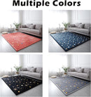 Loartee Coral Velvet Area Rug - 1" Thick Memory Foam Baby Play Mat, Washable Toddler Carpet, Home Decor for Living Room, Nursery, Kids Bedroom, Astral Gray, 5'11"x6'7" by TinyTreasures Baby Boutique