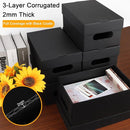 10PCS Photo Storage Box for 4"x6" Photos,10.2“ x 6.5“ x 4.7“ Picture Box Store and Protect Pictures,Documents Black by TinyTreasures Baby Boutique