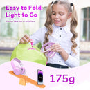 EarFun K2 Kids Bluetooth Headphones, Kids Headphones with Volume Limited, 40H Playtime, Built-in Mic, Stereo Sound, Foldable Over-Ear Headphone for School/Travel/iPad/Tablet, Violet by TinyTreasures Baby Boutique