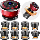 Smart Cupping Therapy Massager Set, 4 in 1 Cupping Kit for Massage Therapy, Portable Electric Cupper for Targeted Pain Relief, Knots, Aches, Muscle Soreness, Circulation & Tighter Skin by CozyNest Decor