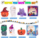 Halloween Light Up Bath Toys for Toddlers Kids, No Hole Bath Toys with Halloween Bath Book, LED Light Bath Time Water Toys for Bath Tubs Bathroom, Halloween Toys & Gift for Toddlers Kids Baby Shower by TinyTreasures Baby Boutique
