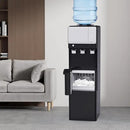 IKT Top Load Water Cooler Dispenser with Ice Maker for 5 Gallon Bottle 27 lbs Daily Capacity 3 Temperature Night Light Black by CozyNest Decor