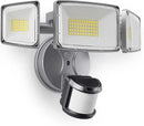 Onforu 75W LED Motion Sensor Outdoor Lights, Dusk to Dawn Flood Light Outdoor Motion Sensor, Hardwired Security Light Floodlights Outside 7500LM 6500K Daylight IP65 Waterproof (Gray) by GreenHaven Gardens