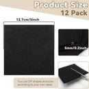 Biaungdo 12 Pack 5 Inch Sqaure Charcoal Filter Replacements, Black Kitchen Compost Bin Filters for Countertop Square Carbon Filter Bin Pail Replacement by GreenHaven Gardens