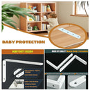 Anti Tip Furniture Anchors for Baby Pet Proofing,Furniture Wall Anchor Furniture Dresser Bookshelf Falling Prevention Device for Children (White) by TinyTreasures Baby Boutique