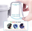 SnackPod Child Cup & Snack Holder for Convertible Car Seats & Strollers - BPA Free - Grey by TinyTreasures Baby Boutique