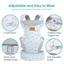 Baby Carrier Newborn to Toddler, Ergonomic Adjustable Toddler Carriers for 7-66 Lbs, Cozy Lightweight Infant Carrier with Neck Support, Baby Holder Carrier with Lumbar Support for Mom Dad by TinyTreasures Baby Boutique