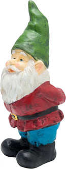 Alpine Corporation 11" Tall Classic Outdoor Garden Gnome Yard Statue Decoration by GreenHaven Gardens