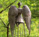 Morning View Metal Angel Statue Decor for Garden Yard Art Outdoor Standing Large Angel Decorations with Star Antique Patio Patio Lawn Holiday Christmas 26 Inches Tall by GreenHaven Gardens