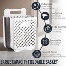 Plastic Foldable Laundry Basket with Handle, 42L Wall Mounted Laundry Hamper Freestanding Dirty Clothes Hamper, Collapsible Laundry Baskets Pop Up Hamper Storage Container for Snacks Dolls by CozyNest Decor