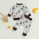 0-4T Toddler Boy Girl Halloween Outfit Fall Clothes Ghost Long Sleeve Sweatshirt Top Pants Baby Halloween Clothes by TinyTreasures Baby Boutique