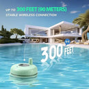 Firelex Wireless Digital Pool Thermometer Floating Easy Read, with Indoor Temperature Humidity Monitor for Swimming Pools Hot Tubs Small Ponds Aquariums by GreenHaven Gardens