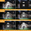 Solar Outdoor Lights with Stakes - Ground /Wall 2-in-1 Dual Use Solar Motion Sensor Waterproof Light, 3000LM 3 Modes 270°Illumination IP65 LED Security Lights Outdoor for Garden Yard Patio, 2 Pack by GreenHaven Gardens