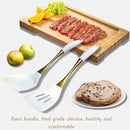 Elegant White Gold Silicone Cooking Utensils Set - Non-Toxic, Dishwasher Safe Kitchen Utensils Set with Heat Resistant Comfort Handles - Includes Spatula & Spoon for Nonstick Cookware by CozyNest Decor