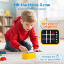 Rechargeable Tic Tac Toe Game Box with 5 Fun Brain Memory Games, Electronic Touchscreen Handheld Game, Portable Digital Puzzle Board Travel Toy, Gifts Choice for Kids and Adults(Yellow) by TinyTreasures Baby Boutique