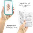 Teacher Created Resources Sign Language Flash Cards (EP62076), White Medium by TinyTreasures Baby Boutique