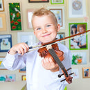 Vangoa 1/4 Violin Set for Beginners Kids Student Fiddle Quarter Size Acoustic Violin Outfit with Starter Kit for Children, Natural by TinyTreasures Baby Boutique