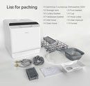 Hermitlux Countertop Dishwasher, 5 Washing Programs Portable Dishwasher With 5-Liter Built-in Water Tank, No Hookup Needed by TinyTreasures Baby Boutique