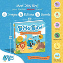 Ditty Bird Safari Book for Toddlers | Realistic Animal Sound Book | Interactive Safari Board Books for Toddlers 1-3 | Sensory, Musical Books for Animal Lovers | Sturdy Nursery Rhyme Toys for Baby by TinyTreasures Baby Boutique