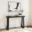 Plank+Beam Solid Wood Console Table, 46.25 Inch, Sofa Table, Narrow Entryway Table for Hallway, Behind The Couch, Living Room, Foyer, Easy Assembly, Black by CozyNest Decor