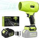 Portable Dust Cleaner, Leaf Blower Cordless, Handheld Blower, Hand Blowers for Lawn Care, Patio Cleaning, Leaves and Dust Blowing, 4.0Ah Battery and Charger Included (1 Battery) by GreenHaven Gardens