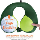 INFANZIA Kids Chin Supporting Travel Neck Pillow, Helps Support Head and Neck, Comfortably Designed for Head, Neck, and Chin Support - Gifts for Toddler/Child/Kids, Green by TinyTreasures Baby Boutique